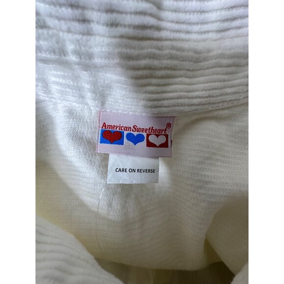 American Sweetheart Womens Ivory Corduroy Button-Up Shirt 3X - Picture 4 of 7